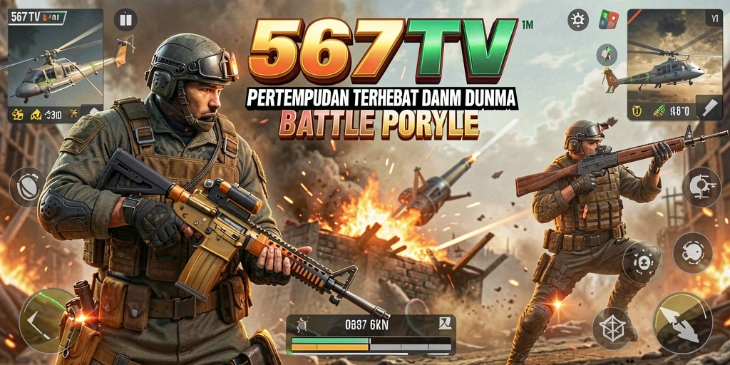 Gameplay seru di dalam pertempuran Battle Royale 567TV.