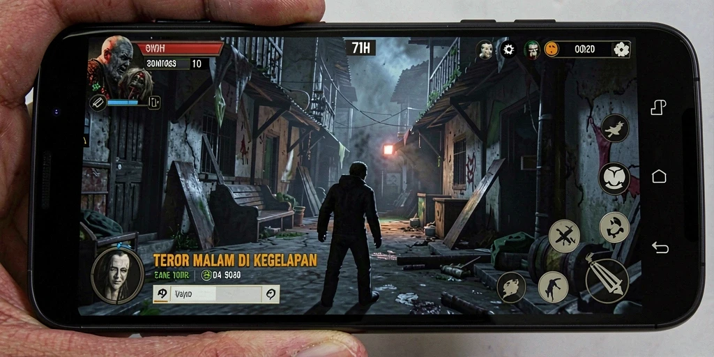Gameplay menegangkan 71H yang penuh dengan kejutan menyeramkan.