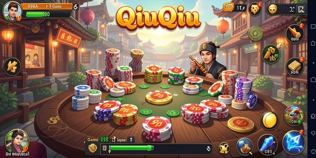 Gambaran gameplay 898A saat bermain QiuQiu.