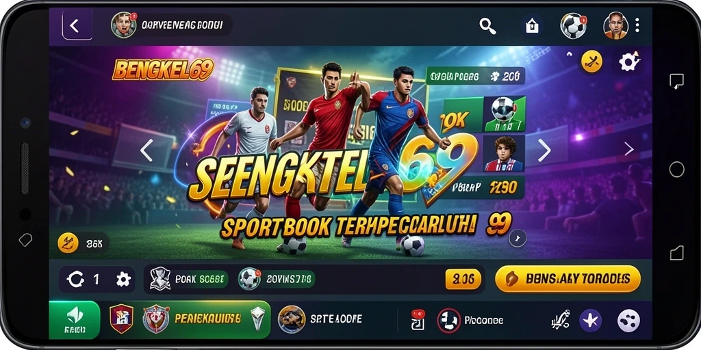 Tampilan visual BENGKEL69 dengan fitur menarik untuk taruhan olahraga.