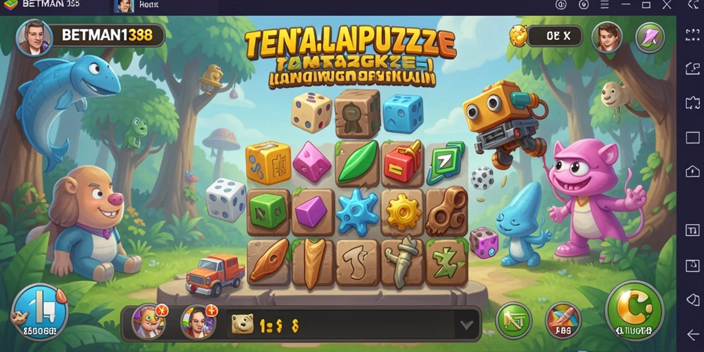 Tampilan gameplay BETMAN138 yang penuh warna dan menarik.