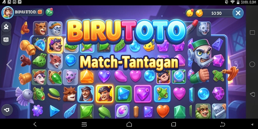 Gameplay menarik dan grafis cerah dalam BIRUTOTO.