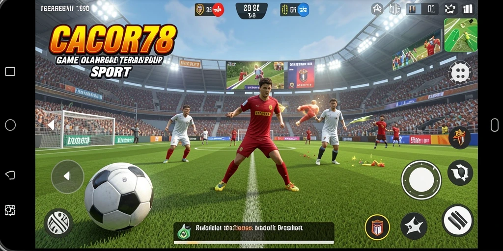 Screenshot dari gameplay CACOR78 yang mendebarkan dan seru.