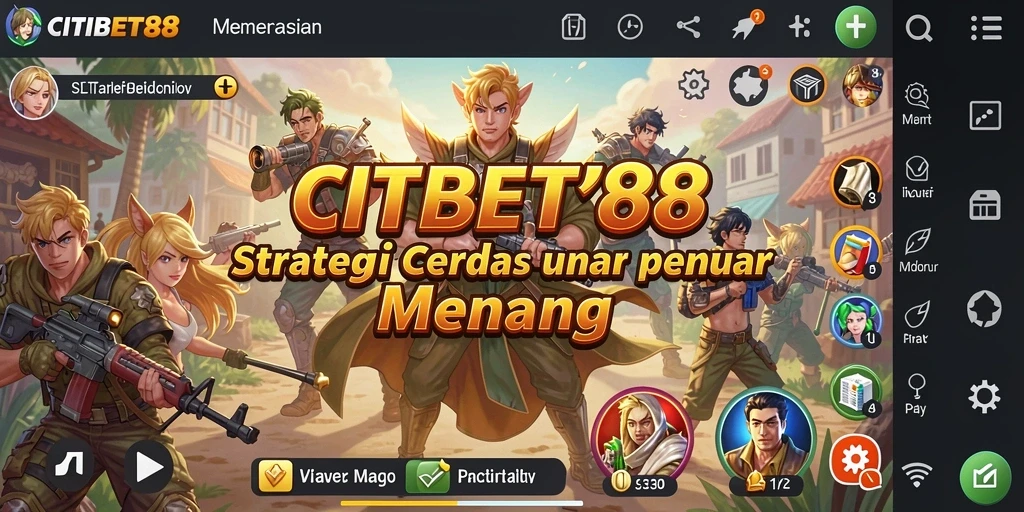 Tampilan gameplay CITIBET88 yang menegangkan dan strategis.