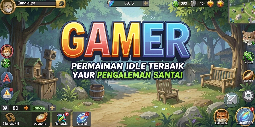 GAMERP menampilkan grafik cerah dan gameplay yang menyenangkan.