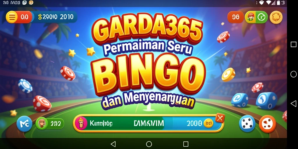 Tampilan gameplay seru dalam GARUDA365 Bingo.