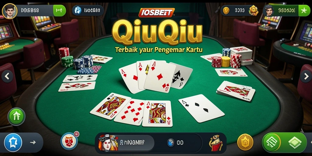 Tampilan menarik dari gameplay QiuQiu di IOSBET.