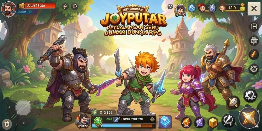Gameplay seru dan karakter unik di JOYPUTAR.