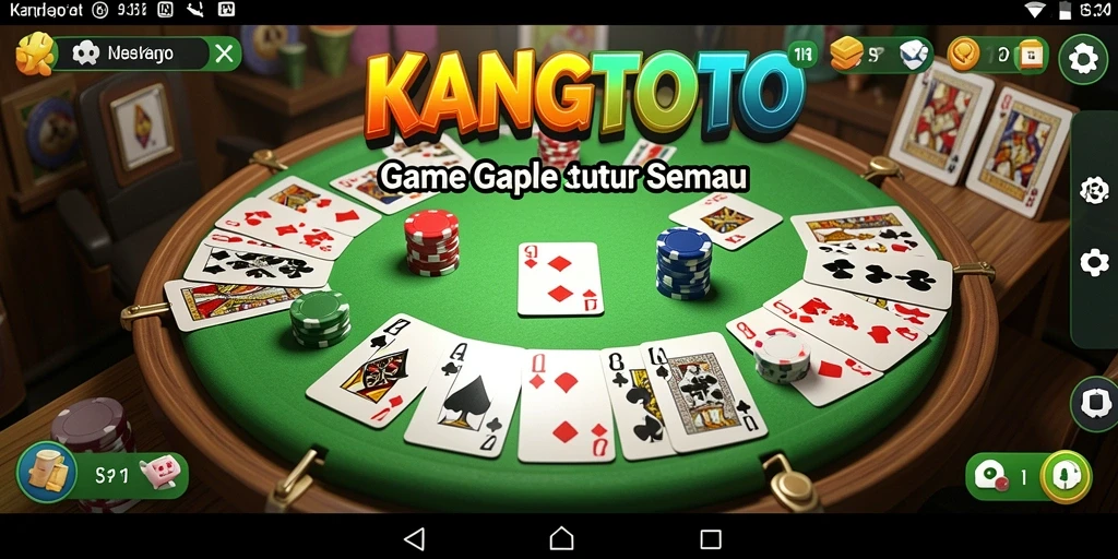 Tampilan gameplay Gaple yang seru dan interaktif di KANGTOTO.