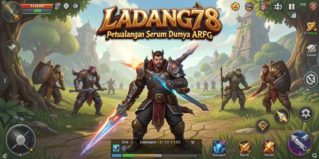 Tampilan gameplay menarik di dunia ARPG yang kaya.