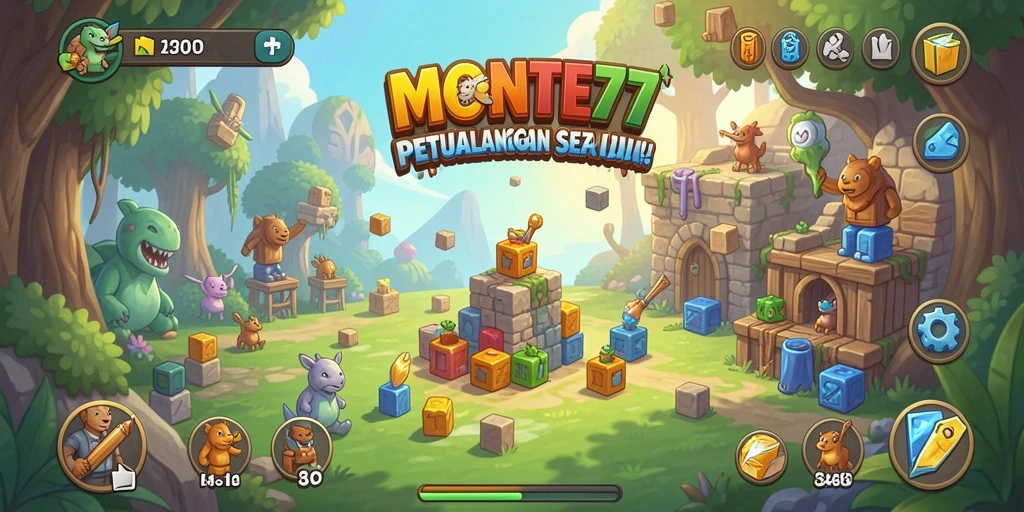 Gameplay seru dari MONTE77 dengan berbagai teka-teki menarik.