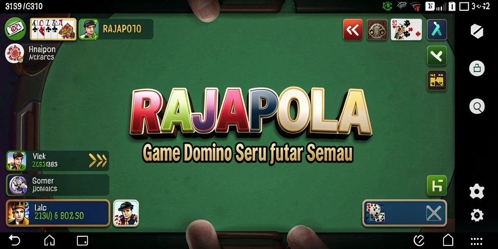 Screenshot gameplay RAJAPOLA yang seru dan mendebarkan.