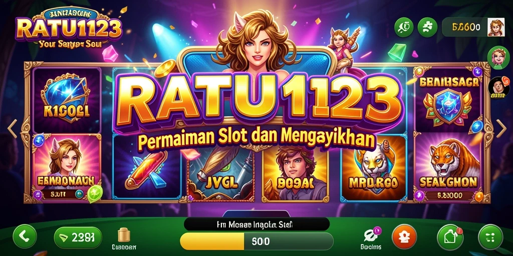 Tangkapan layar menunjukkan gameplay menarik dari RATU123 yang mendebarkan.