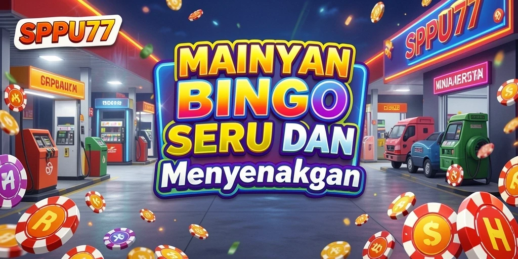 Tampilan menarik dari gameplay Bingo di SPBU77.