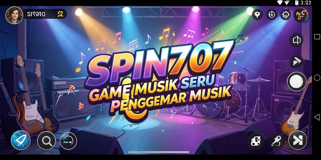 Screenshot gameplay SPIN707 menampilkan keseruan bermain musik.