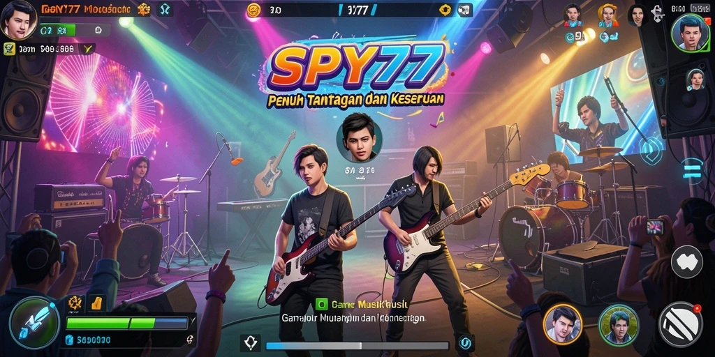 Tampilan gameplay SPY77 yang menarik dan interaktif.