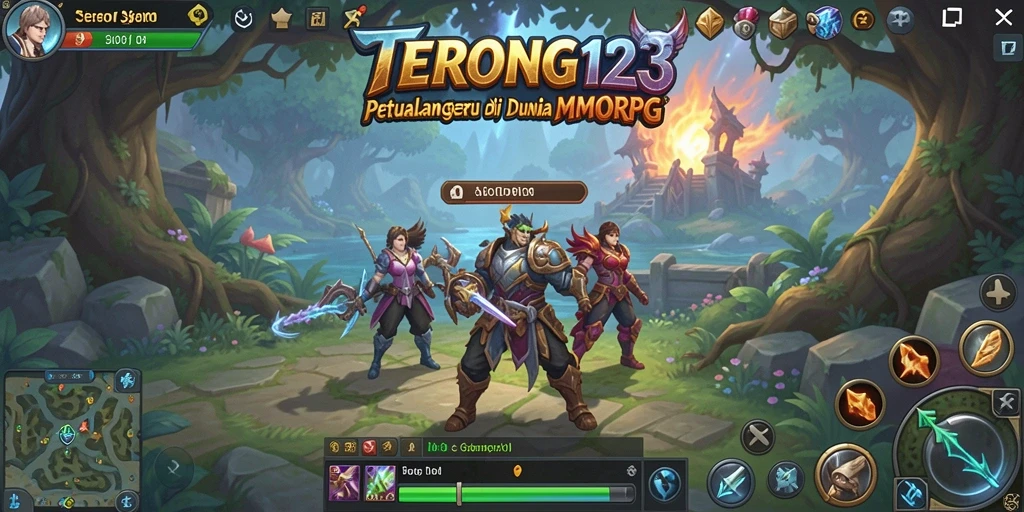 Tampilan gameplay seru dari TERONG123 di dunia MMORPG.
