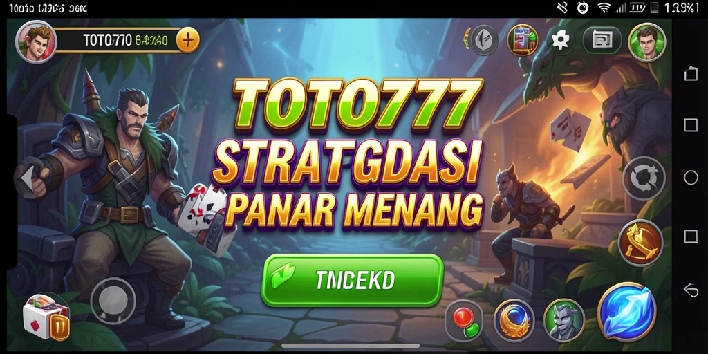 Tangkapan layar TOTO777 menampilkan aksi strategis mendebarkan dalam gameplay.